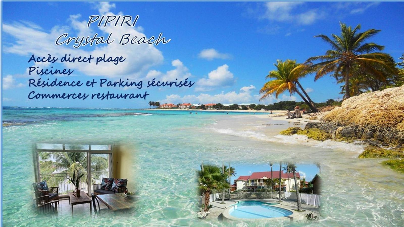 Pipiri Page Crystal Beach- Marina C0Nciergerie Saint-Francois  Exterior foto